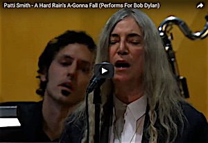 Patti Smith sings at Bob Dylan's Nobel Tribute