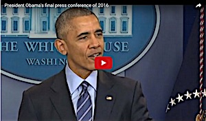 Watch President Obama's last press conference
