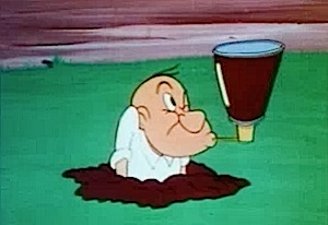 Taxi-Turvy, an animated short featuring Popeye the Sailor Man, 1954
