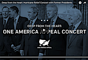 Hurricane Relief Concert - 5 Presidents